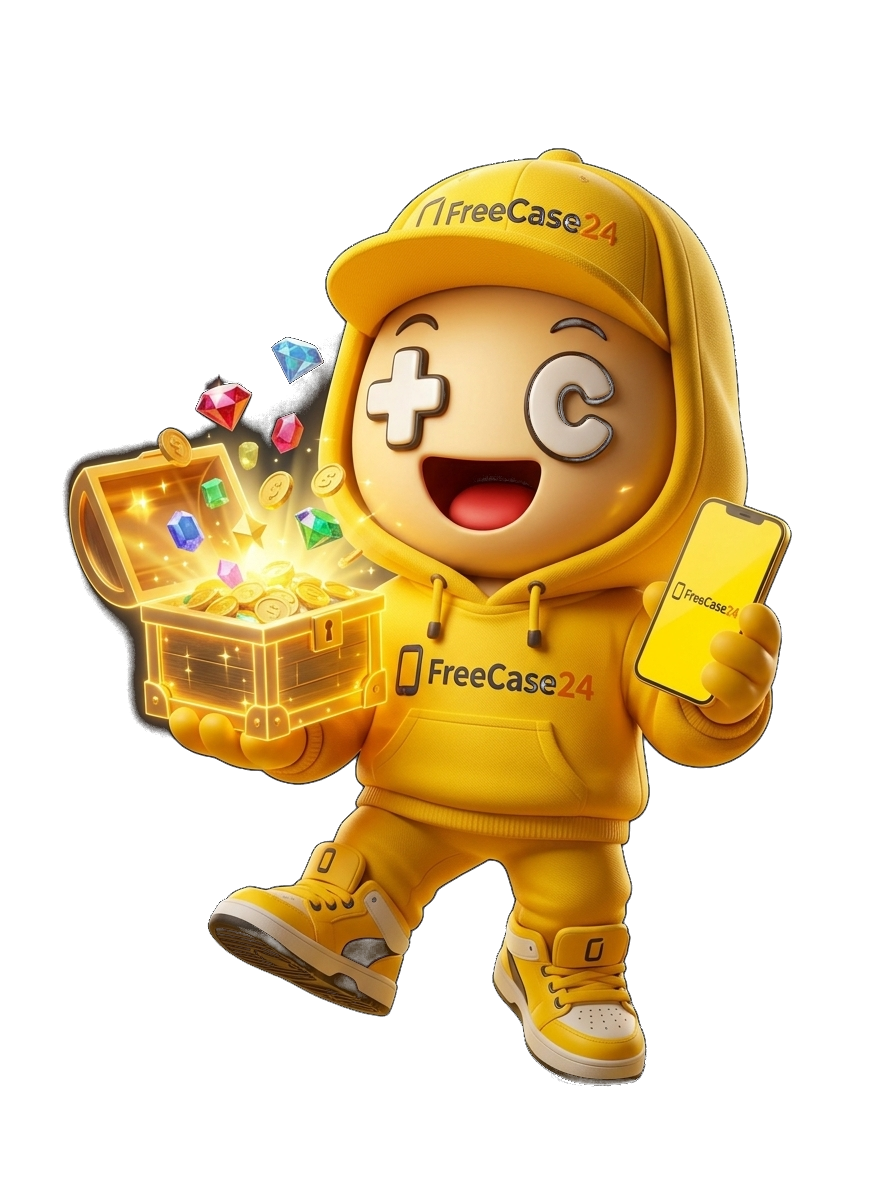 FreeCase24 Action Mascot